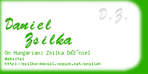daniel zsilka business card